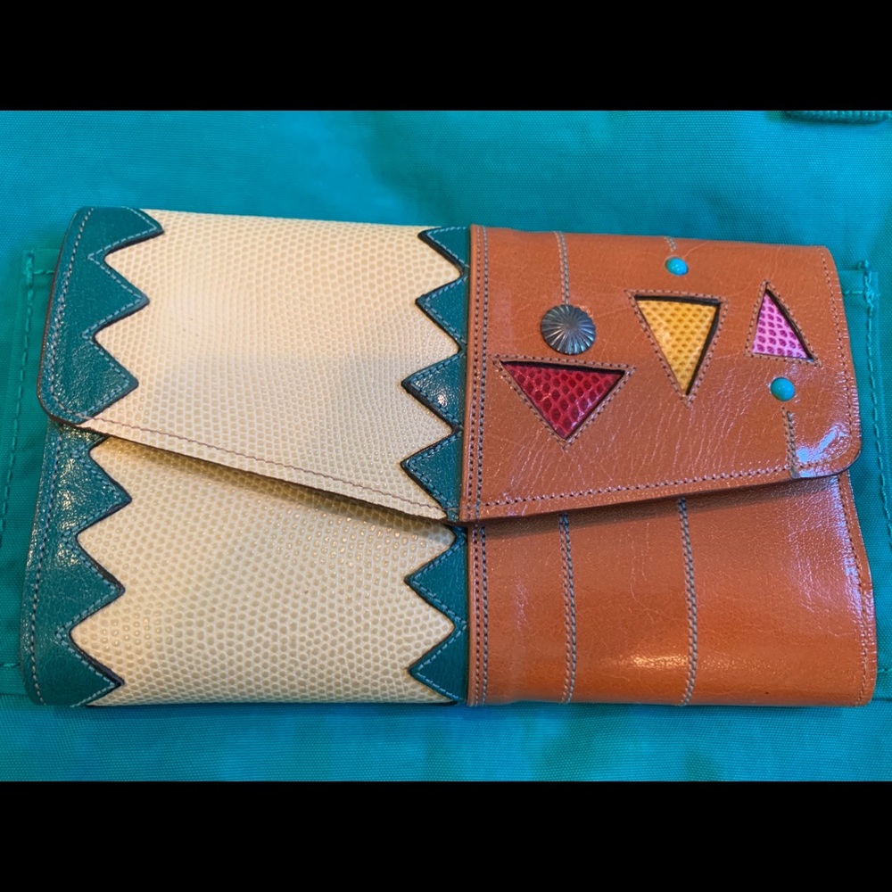 NWOT Handcrafted by leather genius,  CONRAD 100% leather designer wall…